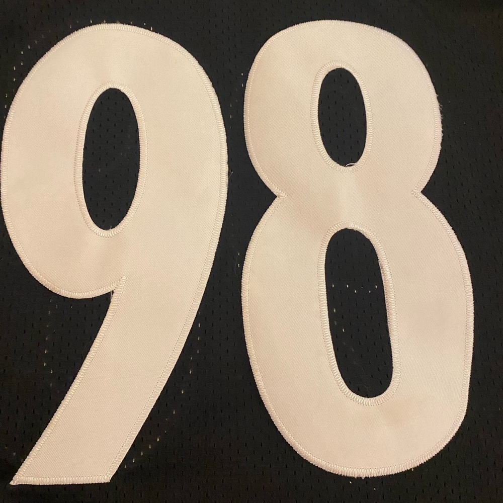 Steelers Casey Hampton 98 Reebok Onfield NFL Jersey size 50 (L) - Picture 4 of 8